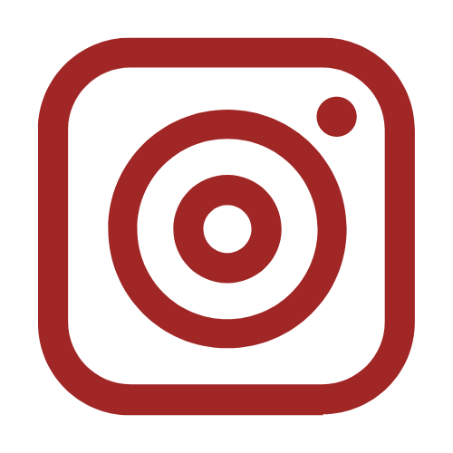 Instagram Logo Icon in rot